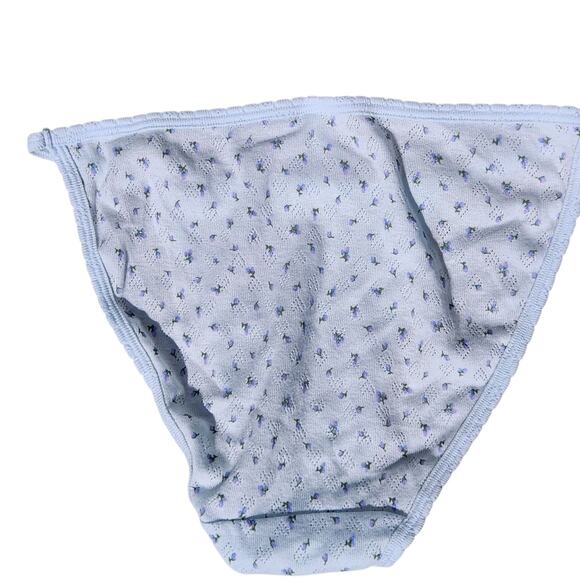 NWT VICTORIA'S SECRET PINK EYELET FLORAL BABYDOLL WOMENS PANTIES FEMININE SZ M - Picture 4 of 5